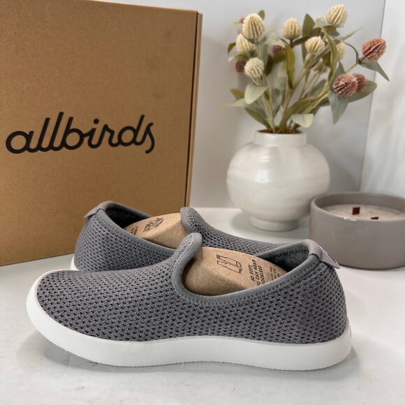 Allbirds Tree Loungers Slip on Walking Loafer Shoe Gray Mist Women's 5 NWB - Picture 7 of 10